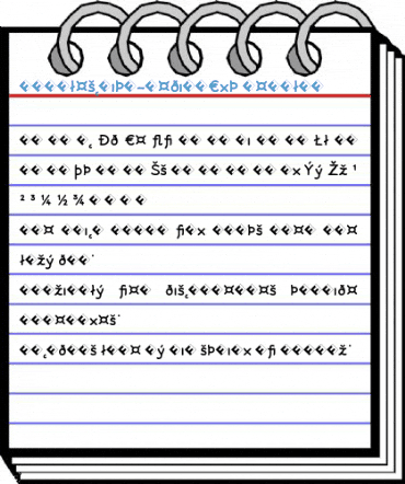 Rattlescript-MediumExp Regular Font