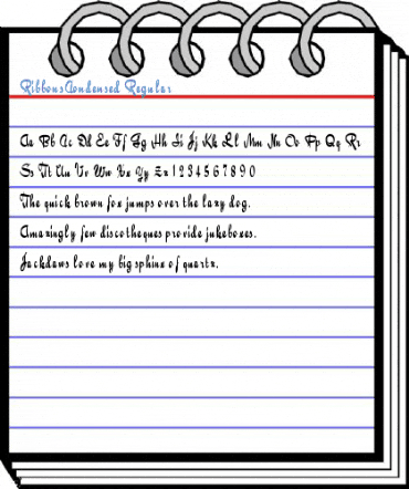 RibbonsCondensed Regular Font