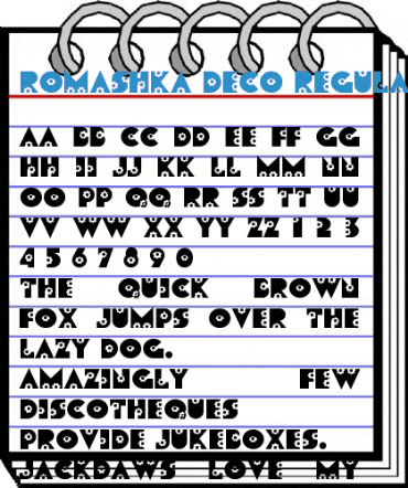 Romashka Deco Regular Font