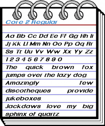 Core 2 Regular Font