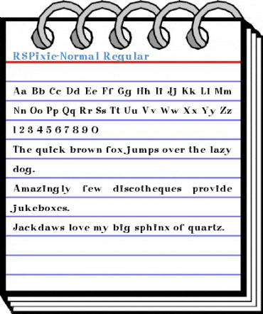 RSPixie-Normal Font