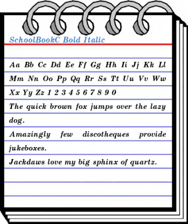 SchoolBookC Font