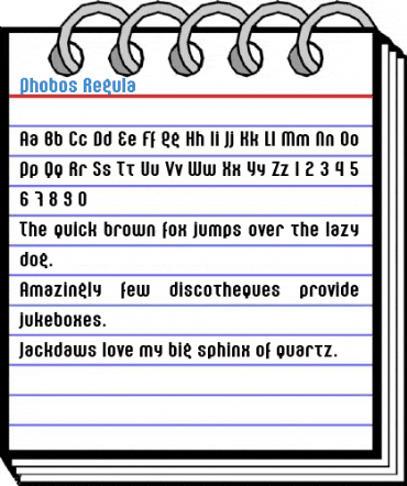 Phobos Regula Font