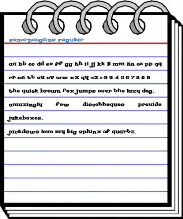 SenorPooglins Regular Font