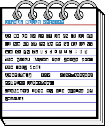 SHINJI BLUES Font