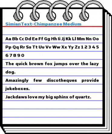 SimianText-Chimpanzee Font