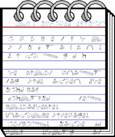 SL Kid's Alphabet Regular Font