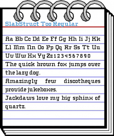 SlabStruct Too Font