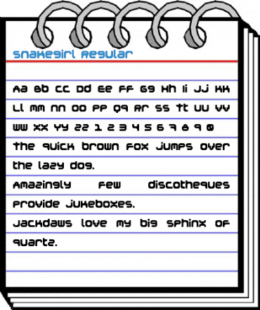 Snakegirl Regular Font