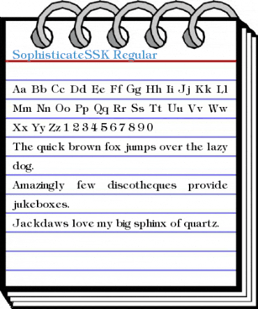 SophisticateSSK Font