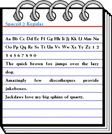 Spaced 2 Regular Font