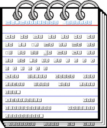 SP_Keystroke Regular Font