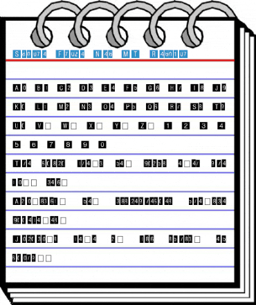 Square Frame Neg MT Font