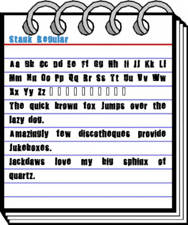 Stank Regular Font