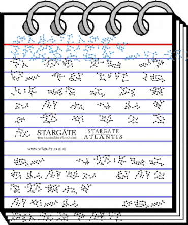 Stargate Atlantis Glyphs Regular Font