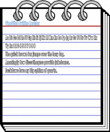 Steelfish Outline Regular Font