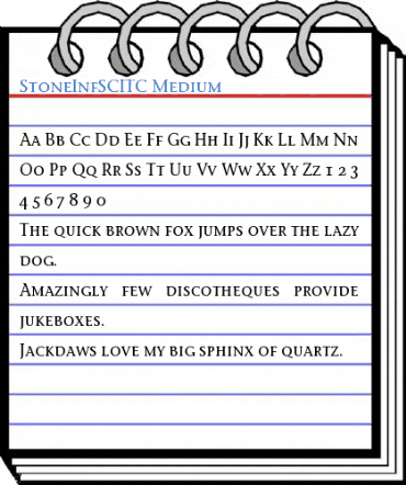 StoneInfSCITC Font