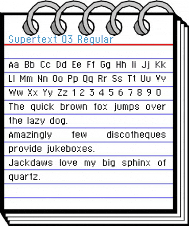 Supertext 03 Regular Font