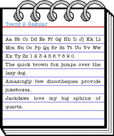 Teeny 2 Font