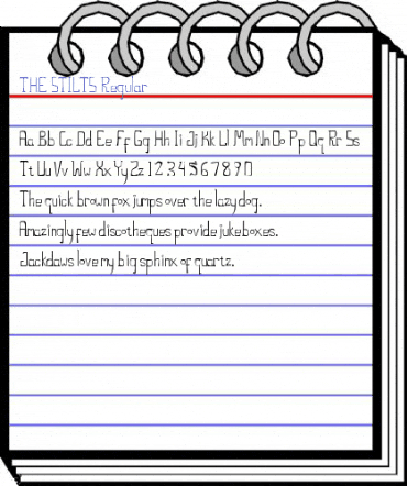 THE STILTS Regular Font