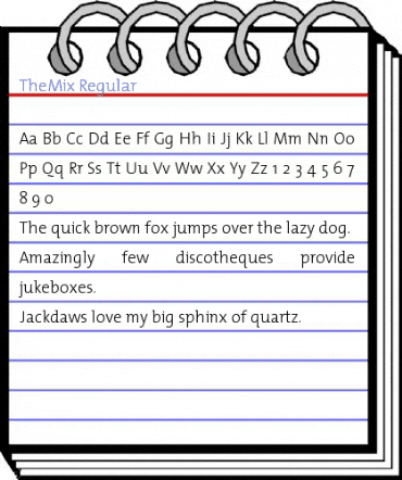 TheMix Regular Font