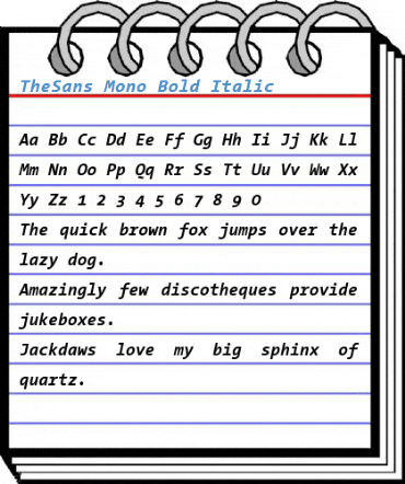 TheSans Mono Font