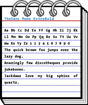 TheSans Mono Font