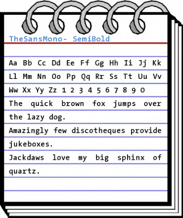 TheSansMono- Font