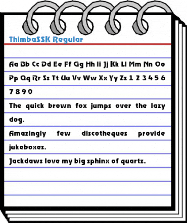 ThimbaSSK Regular Font