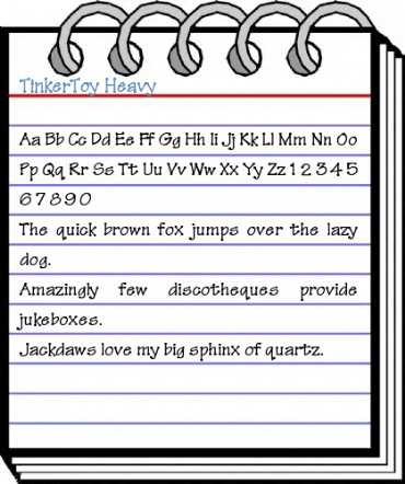 TinkerToy Font