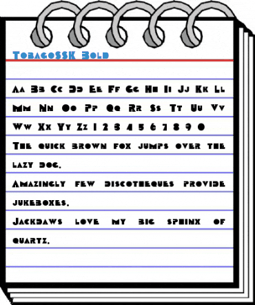 TobagoSSK Font