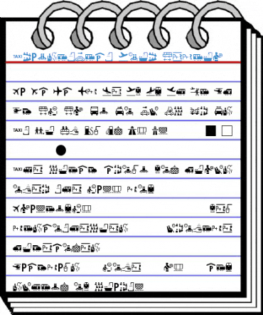 TransitPict-Four Medium Font