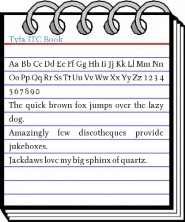 Tyfa ITC Font