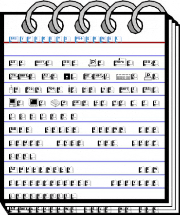 Typekeys Normal Font