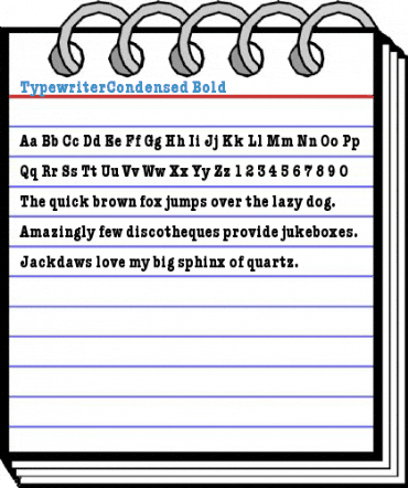 TypewriterCondensed Font