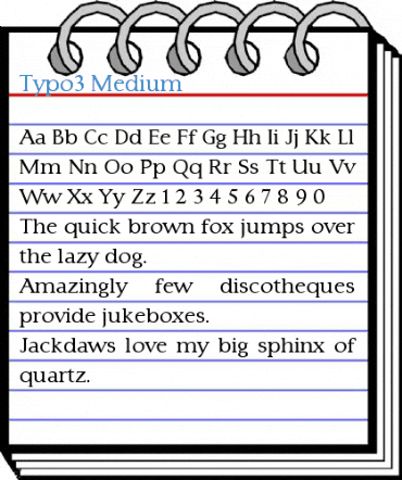 Typo3 Medium Font