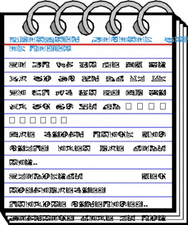 StarTrek Bajoran Ideogram Font