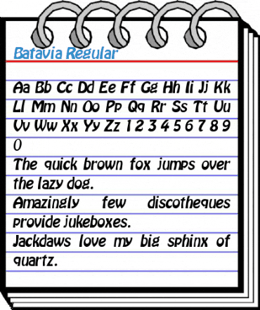Batavia Regular Font
