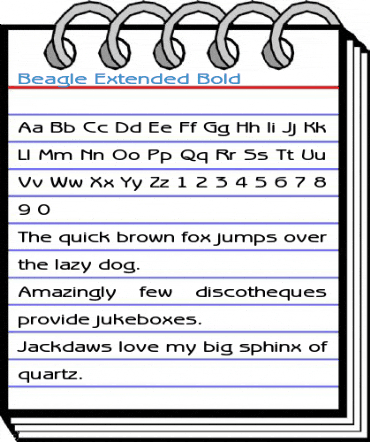 Beagle Extended Font