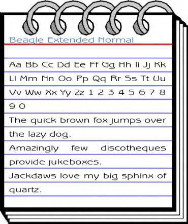 Beagle Extended Normal Font