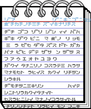 D3 DigiBitMapism Katakana Font