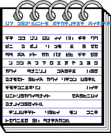 D3 Mouldism Katakana Font