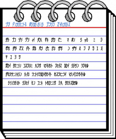D3 Skullism Katakana Bold Font