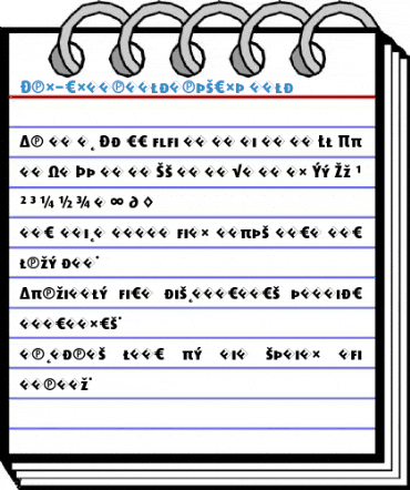 Dax-ExtraBoldCapsExp Bold Font