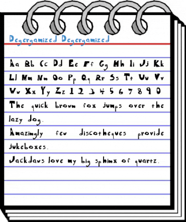 Degergamized Font