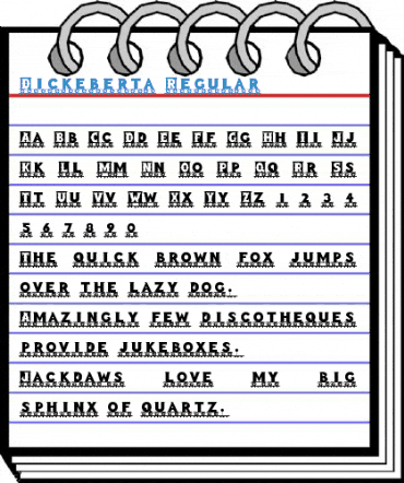 Dickeberta Regular Font