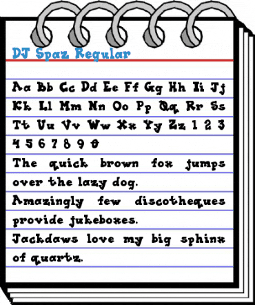 DJ Spaz Regular Font