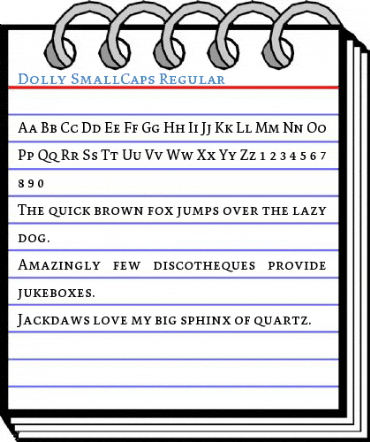 Dolly SmallCaps Regular Font