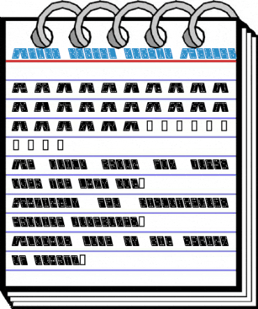 Domino normal kursiv Font