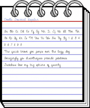 Doodle Journal Regular Font